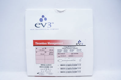 EV3 41035-01 Cragg-McNamara Valved Infusion Cath. 4F x 65cm x 10cm (x)
